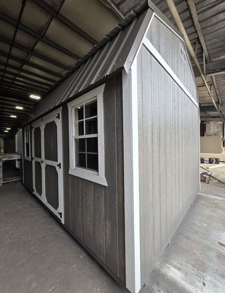Side Lofted Barn - 12x16