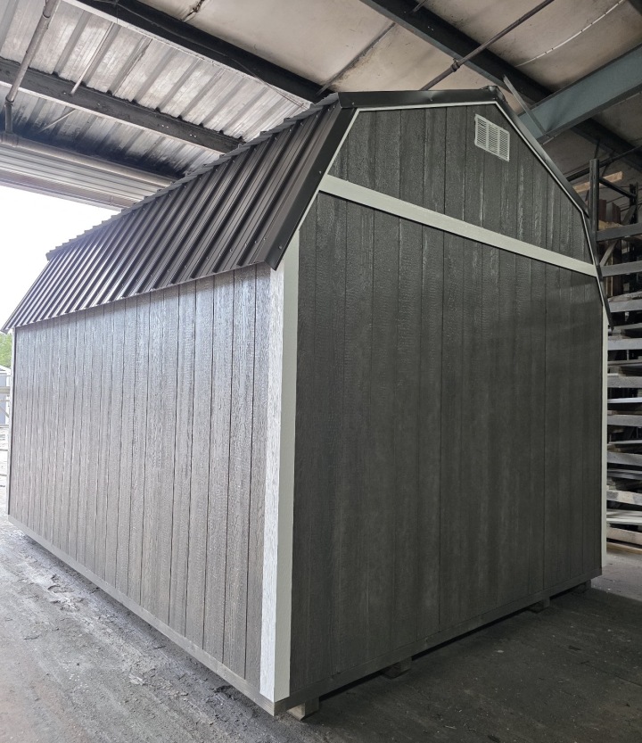 Side Lofted Barn - 12x16