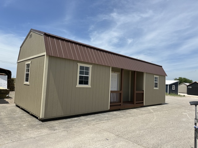 Side Lofted Barn Cabin - 14x36