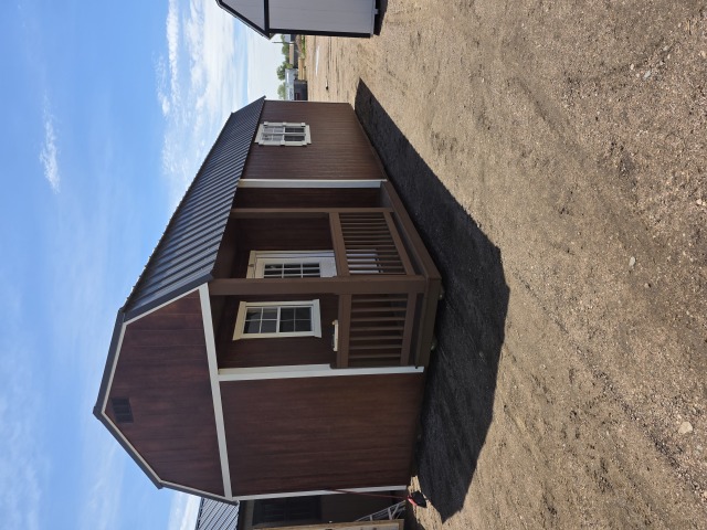 Side Lofted Barn Cabin - 12x32