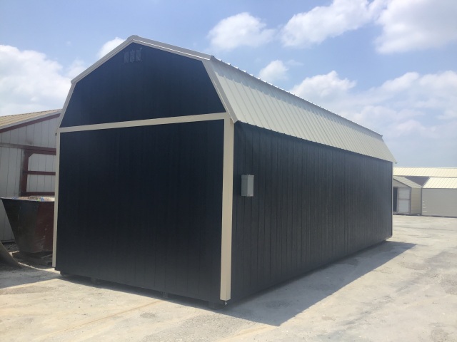 Side Lofted Barn - 12x32