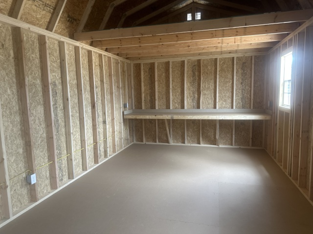 Side Lofted Barn - 12x24
