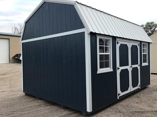 Side Lofted Barn - 12x16