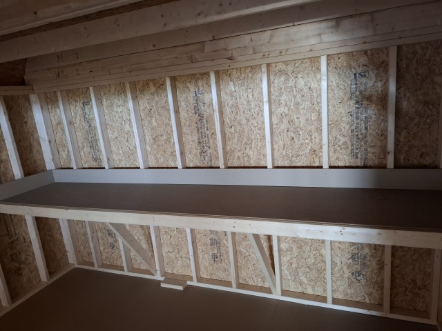 Side Lofted Barn - 12x16