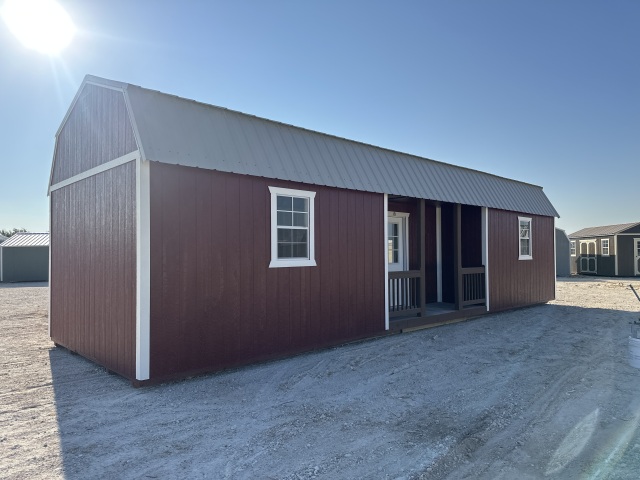 Side Lofted Barn Cabin - 12x40