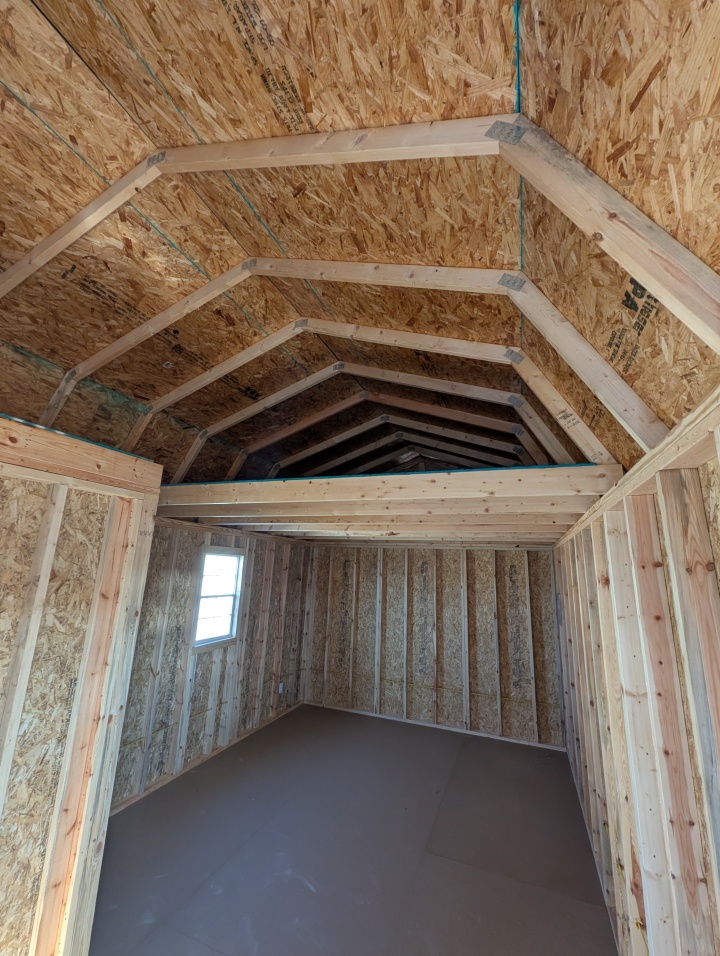 Side Lofted Barn Cabin - 12x40