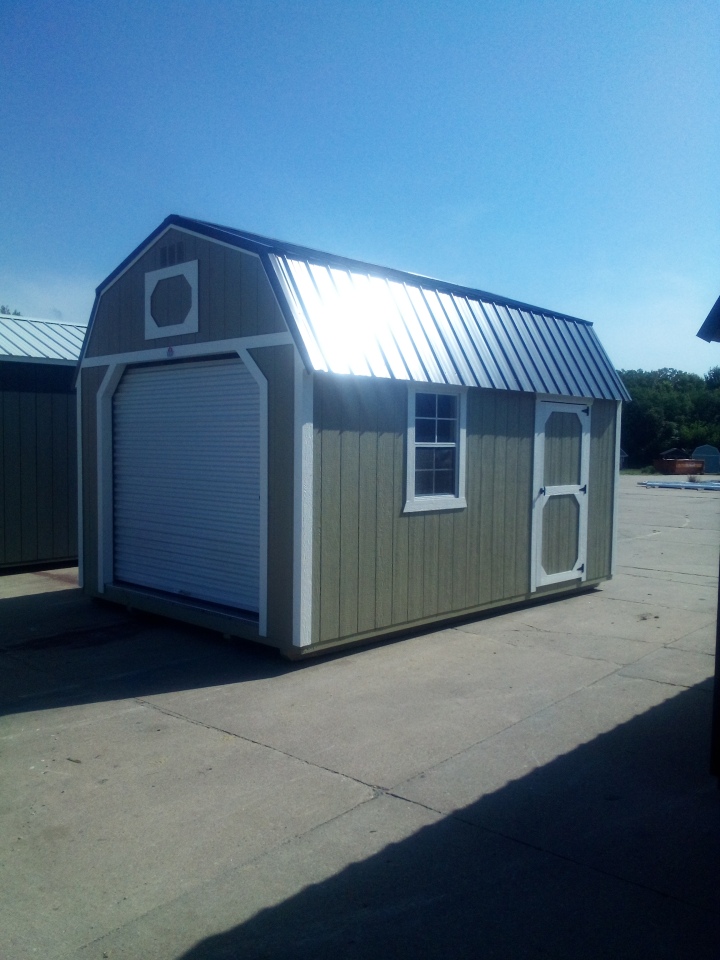 Side Lofted Barn - 12x16