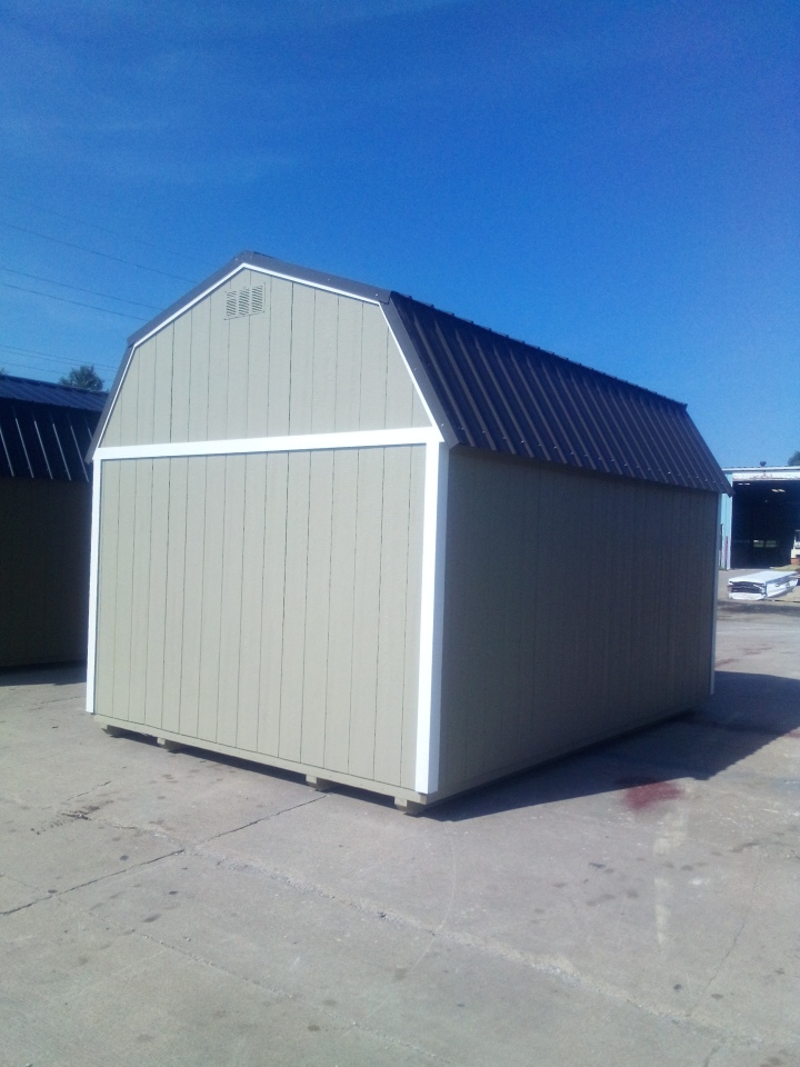 Side Lofted Barn - 12x16