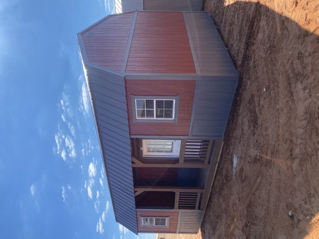 Side Lofted Barn Cabin - 14x24