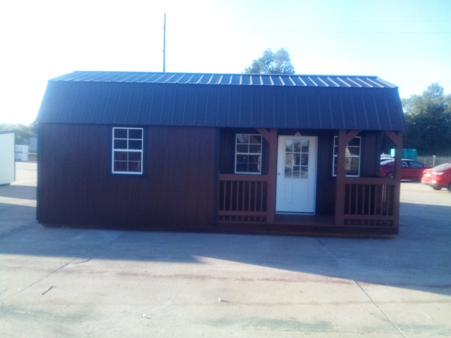 Side Lofted Barn Cabin - 12x24