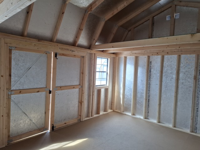 Side Lofted Barn - 12x16