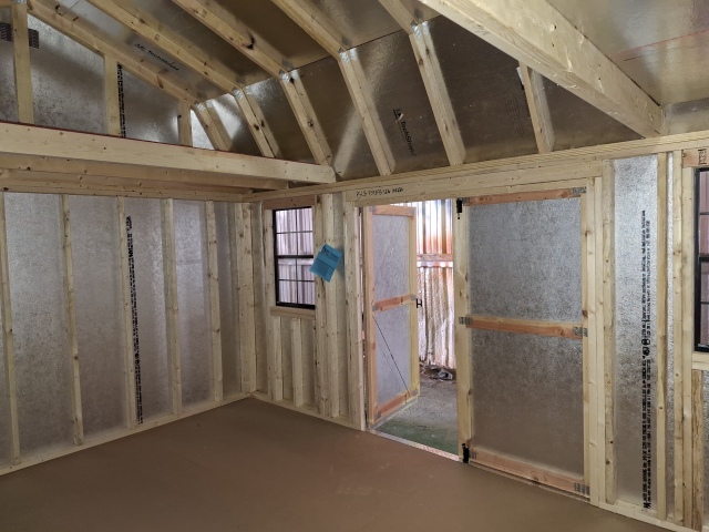 Side Lofted Barn - 12x16