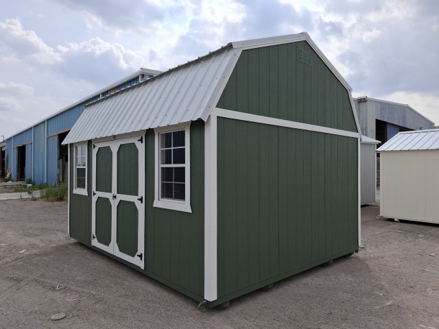 Side Lofted Barn - 12x16