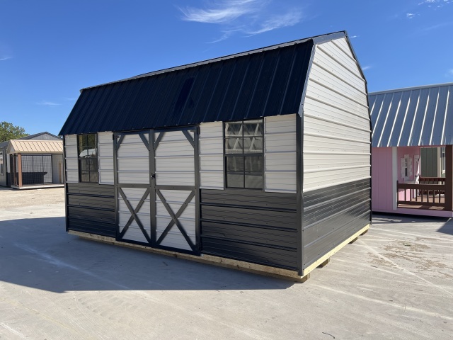 Side Lofted Barn - 12x16